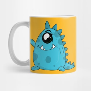 Blue Monster Mug